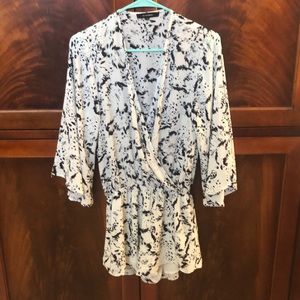 Dressy Animal Print Romper